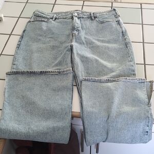 Old Navy Size 14 Light Blue Denim Jeans Flare Leg
